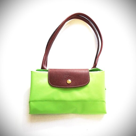 LONGCHAMP Le Pliage Original Large Tote Bag Green Light Recycled Canvas - Picture 4 of 12